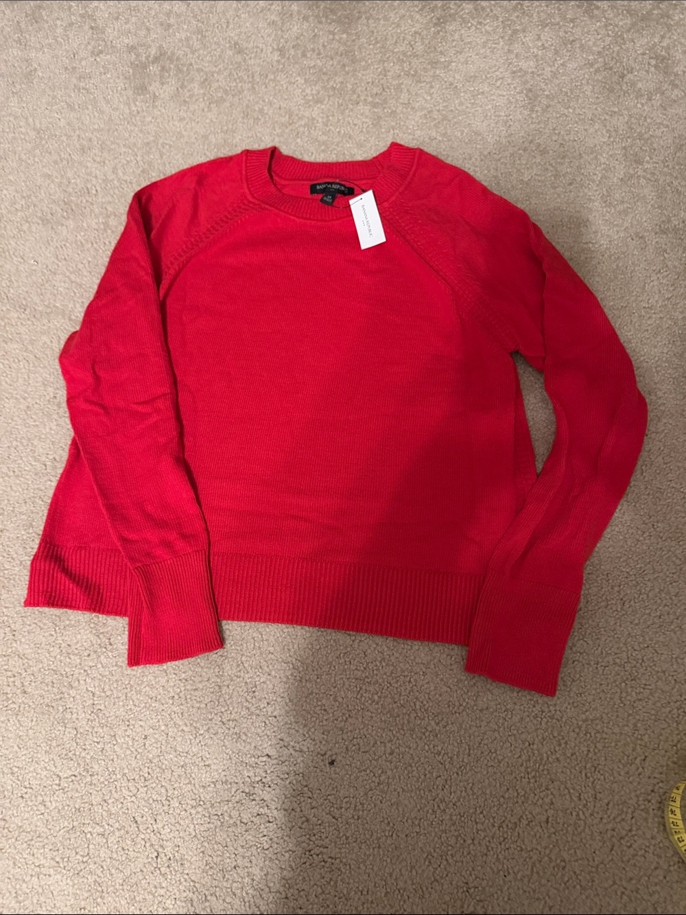 Banana Republic Red Crewneck Sweater
